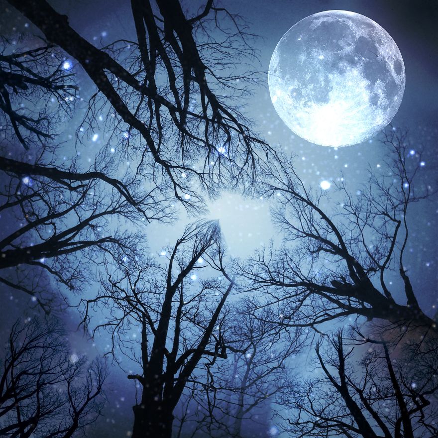 I Created A Series Of Tiny Planet Fantasy Worlds On My Iphone