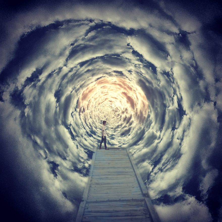 I Created A Series Of Tiny Planet Fantasy Worlds On My Iphone