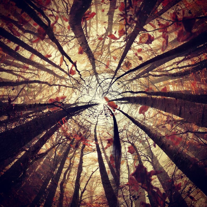 I Created A Series Of Tiny Planet Fantasy Worlds On My Iphone