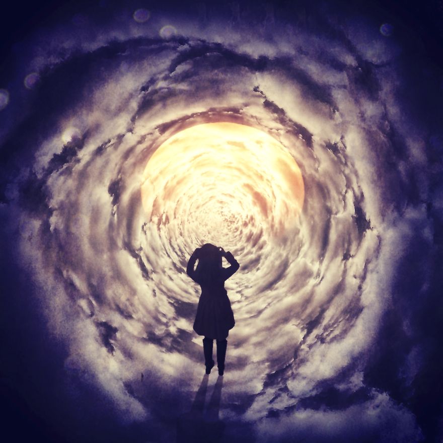 I Created A Series Of Tiny Planet Fantasy Worlds On My Iphone