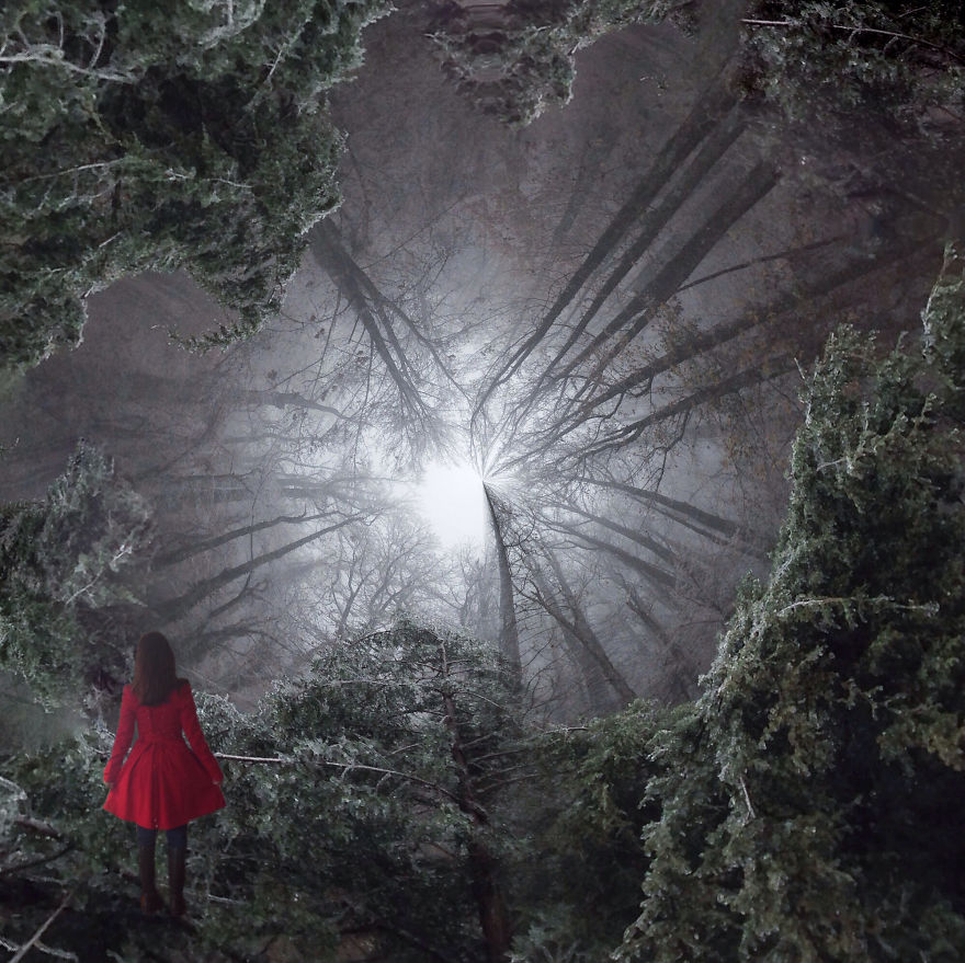 I Created A Series Of Tiny Planet Fantasy Worlds On My Iphone