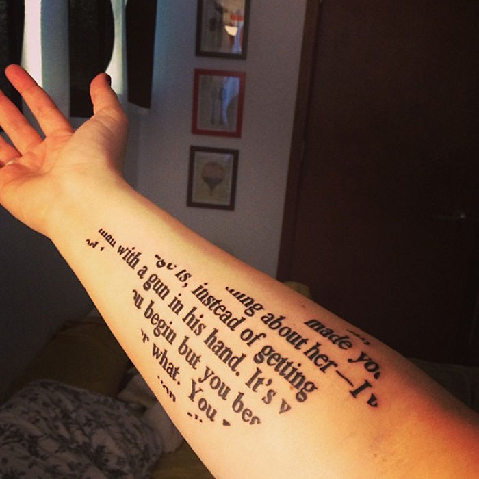 80 Book-Inspired Tattoos For Bookworms