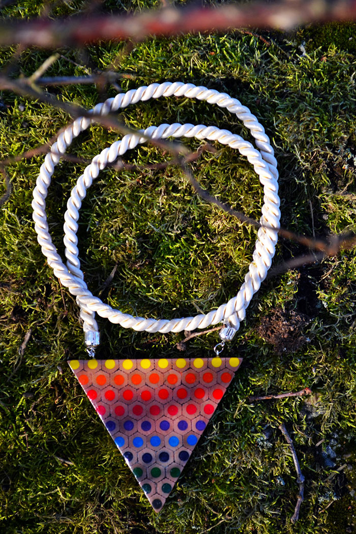 Jewelry Made From Coloured Pencils By Czech Artist