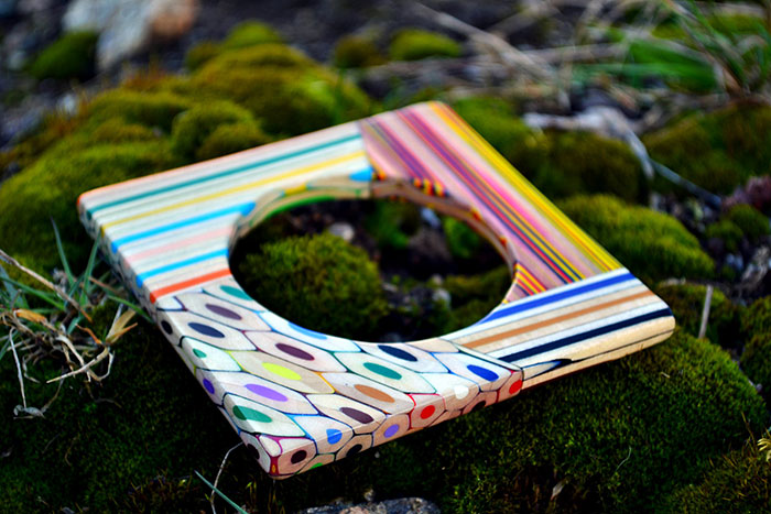 Jewelry Made From Coloured Pencils By Czech Artist