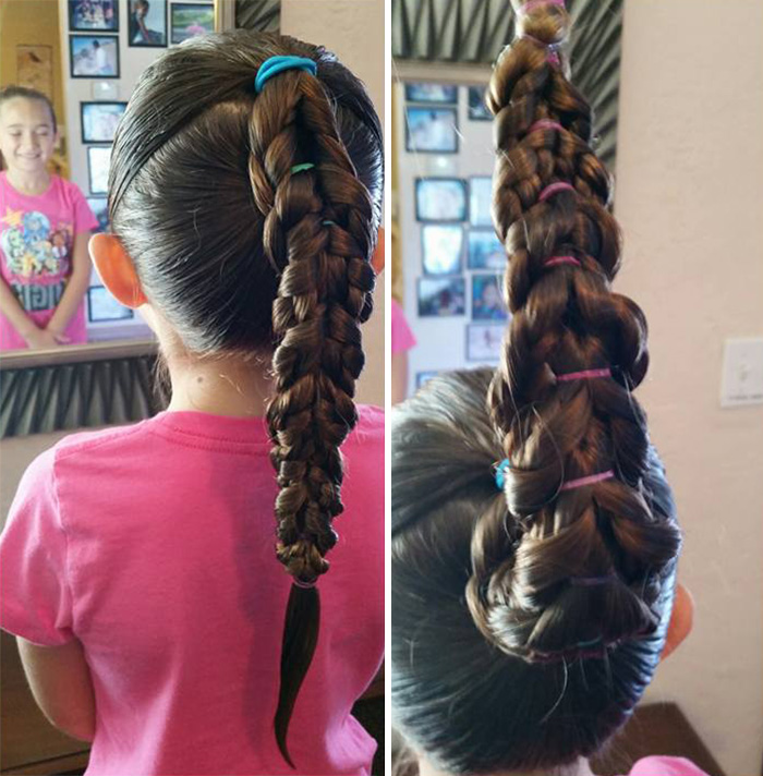 After Becoming A Single Dad, He Learned How To Do His Daughter&#8217;s Hair And Now Teaches Other Dads