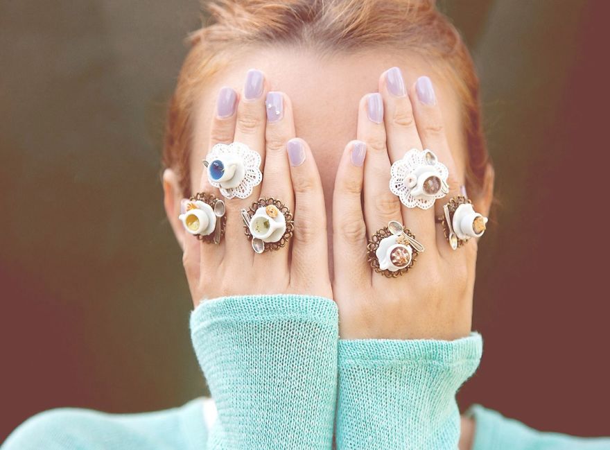 Miniature Food Jewellery Made By Greek Designer Ilianne