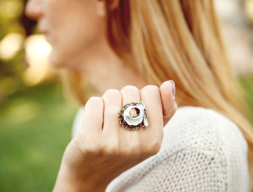 Miniature Food Jewellery Made By Greek Designer Ilianne