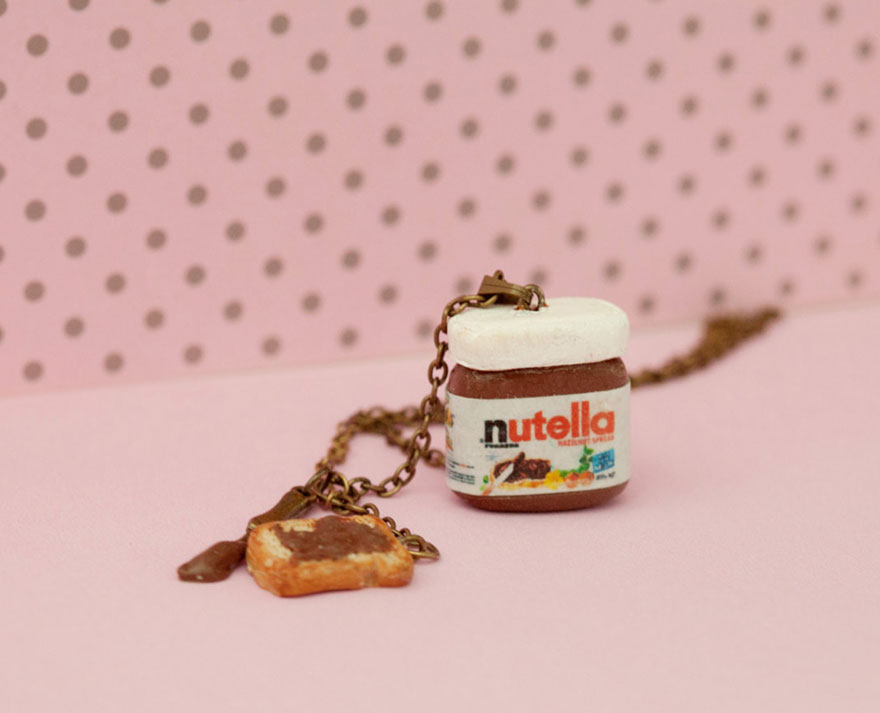 Miniature Food Jewellery Made By Greek Designer Ilianne