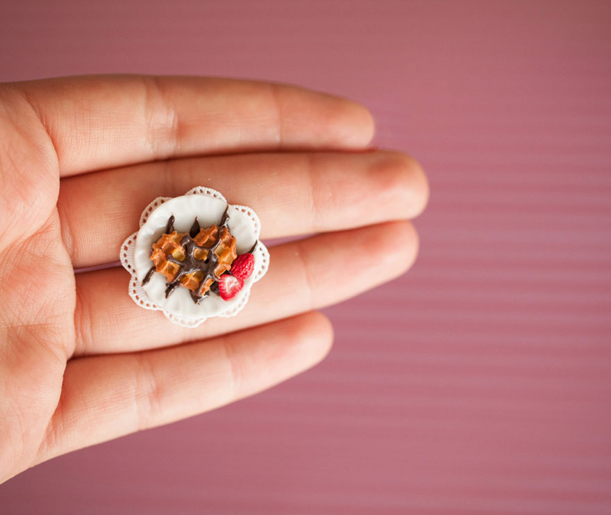 Miniature Food Jewellery Made By Greek Designer Ilianne