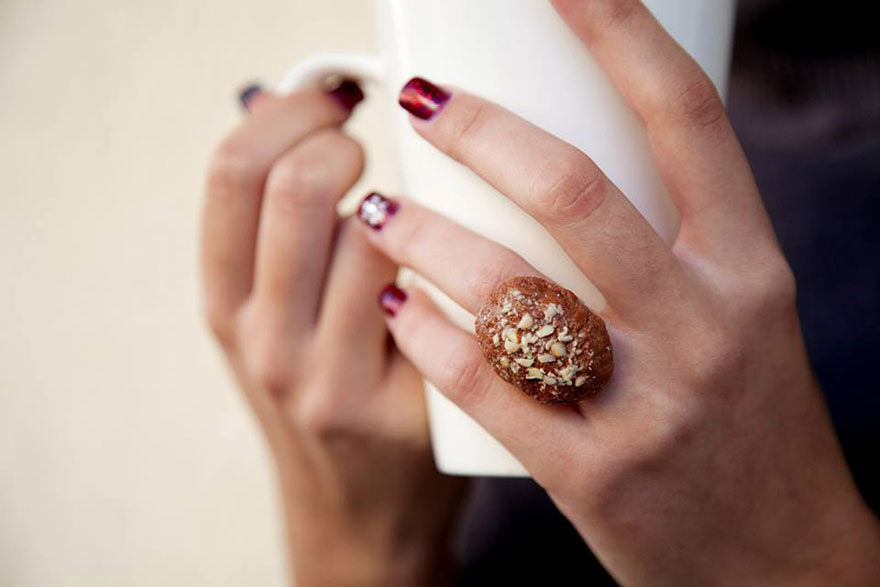 Miniature Food Jewellery Made By Greek Designer Ilianne