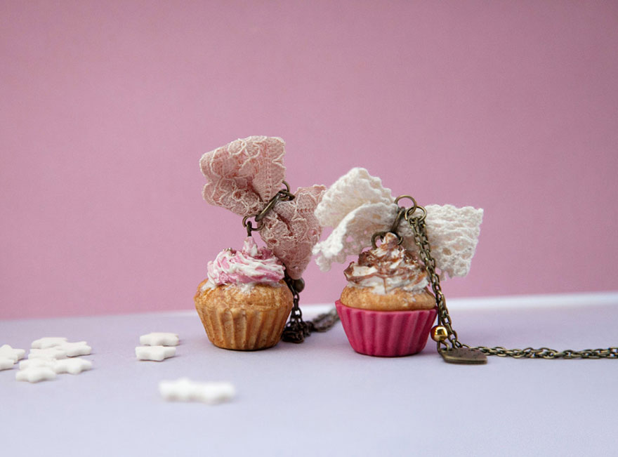 Miniature Food Jewellery Made By Greek Designer Ilianne