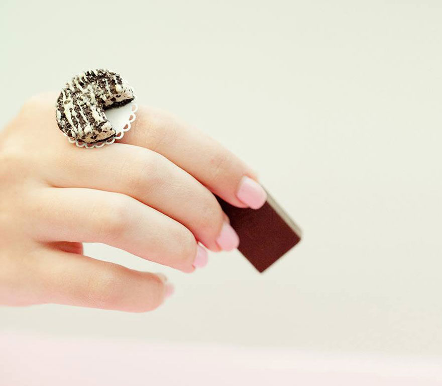 Miniature Food Jewellery Made By Greek Designer Ilianne