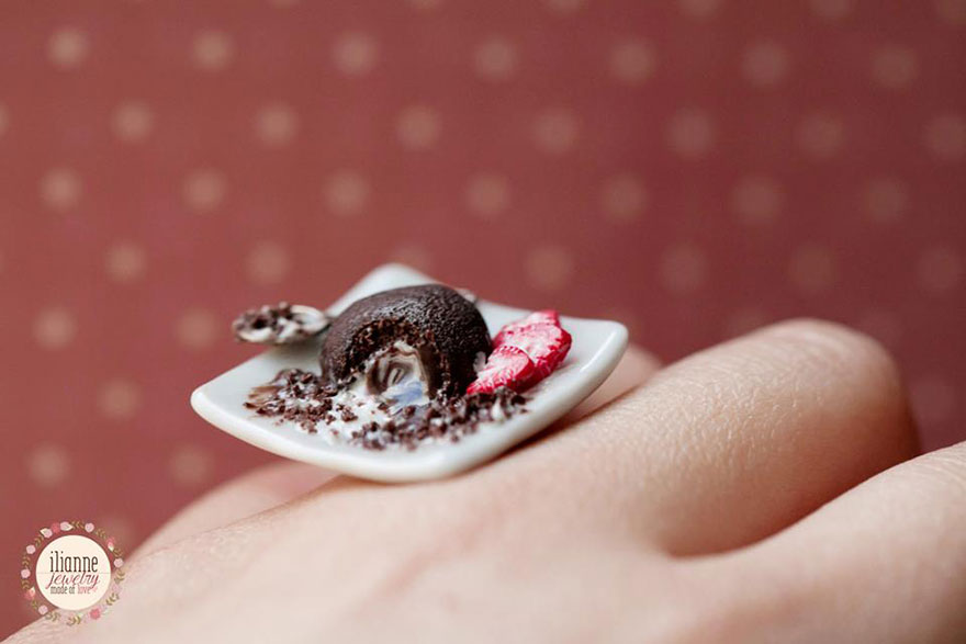 Miniature Food Jewellery Made By Greek Designer Ilianne