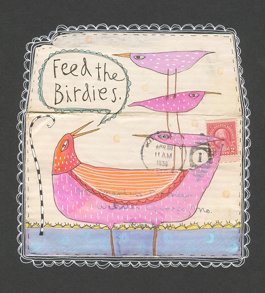 I Turn Old Letters Into Art I Turn Old Letters Into Art