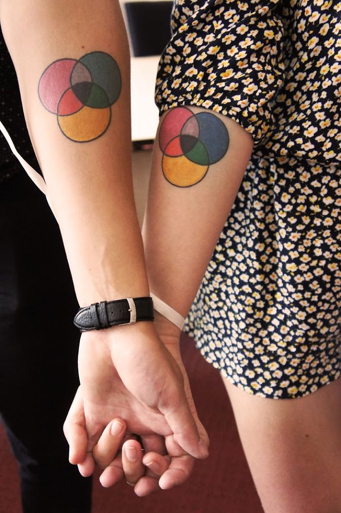 53 Brave Couples Who Chose Matching Wedding Tattoos Instead Of Rings