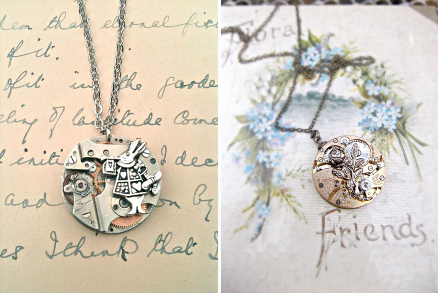 We Turn Old Pocketwatch And Antique Parts Into Steampunk Jewelry We Turn Old Pocketwatch And Antique Parts Into Steampunk Jewelry