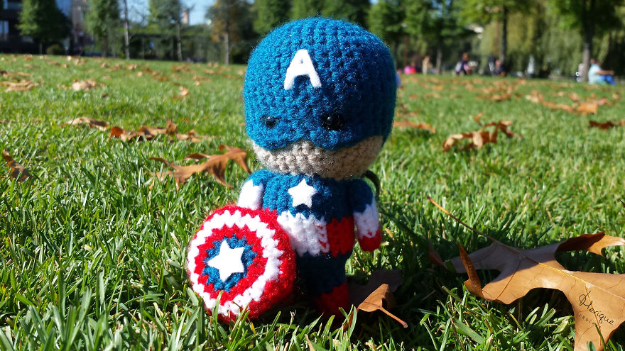 I Crochet Tiny Superheroes And Carry Them With Me So They’d Save My Day I Crochet Tiny Superheroes And Carry Them With Me So They’d Save My Day