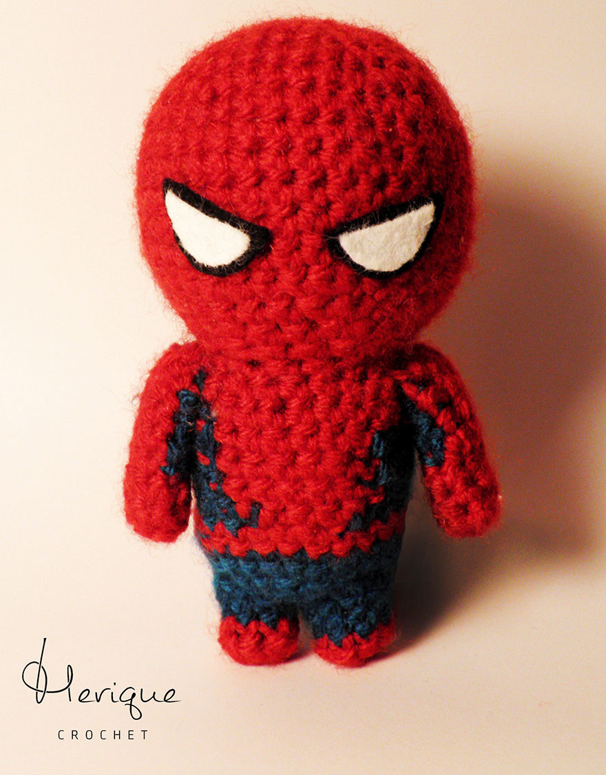 I Crochet Tiny Superheroes And Carry Them With Me So They’d Save My Day I Crochet Tiny Superheroes And Carry Them With Me So They’d Save My Day