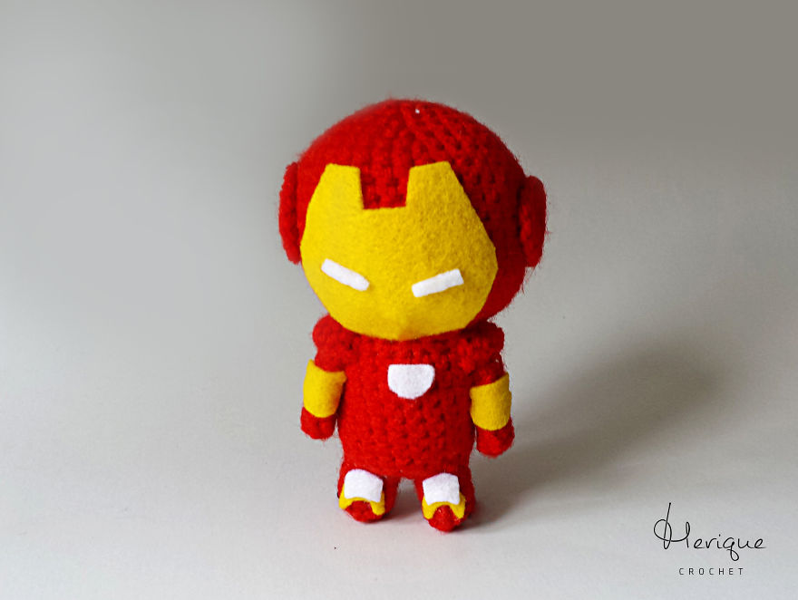 I Crochet Tiny Superheroes And Carry Them With Me So They’d Save My Day I Crochet Tiny Superheroes And Carry Them With Me So They’d Save My Day
