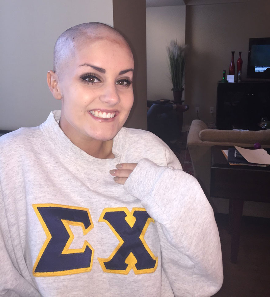 Teen Shaved Head To Surprise His Date Battling Cancer When She Came Back From Hospital