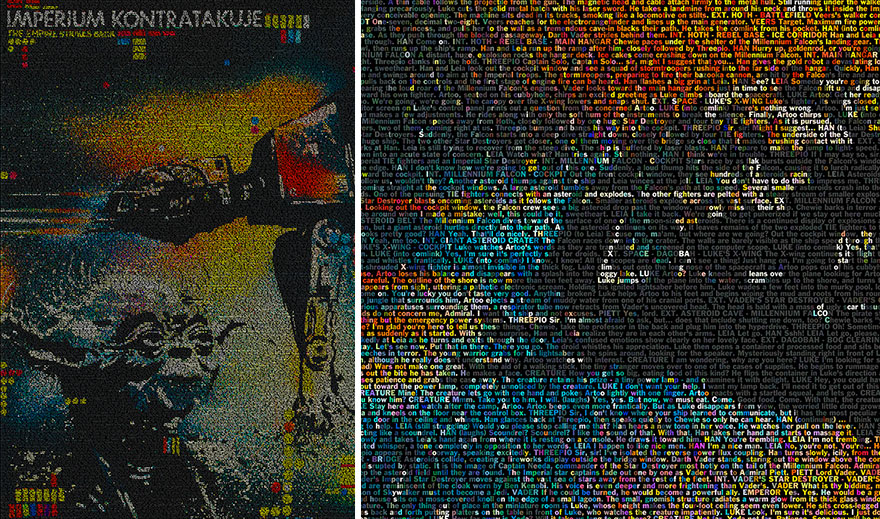 I Recreate Movie Posters Using Their Screenplays I Recreate Movie Posters Using Their Screenplays