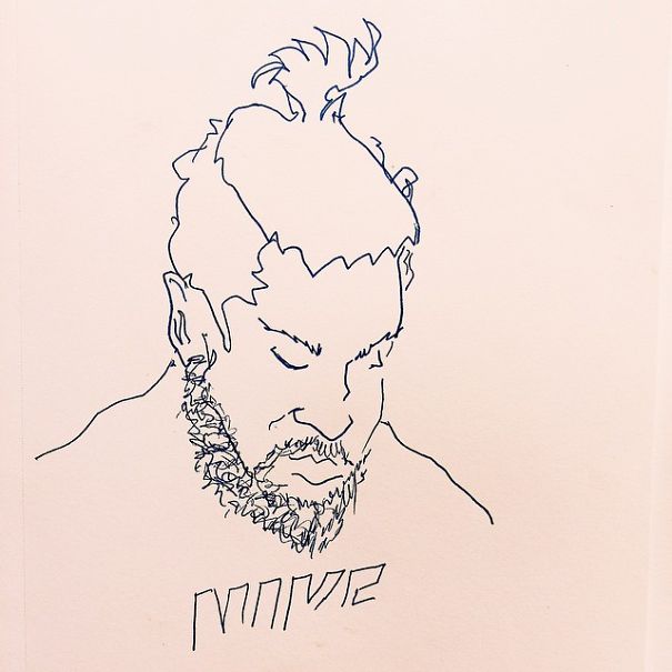 I Secretly Draw People On The New York City Subway I Secretly Draw People On The New York City Subway