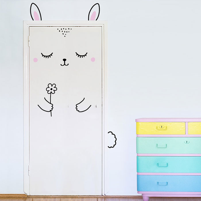 Cute Door Stickers Will Transform Your Doors Into Animals