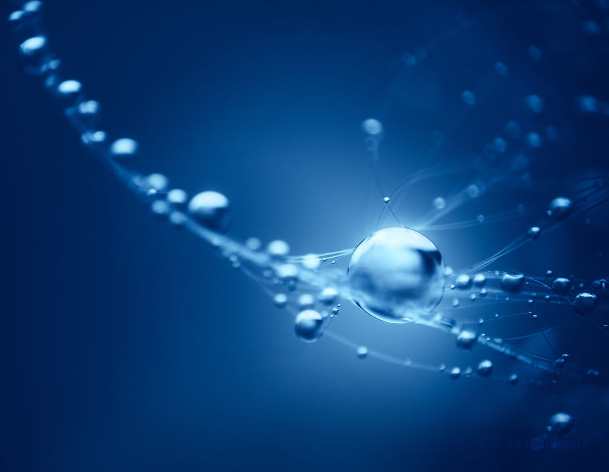 I Captured Rain Drops Creating Their Own Mini-Galaxies