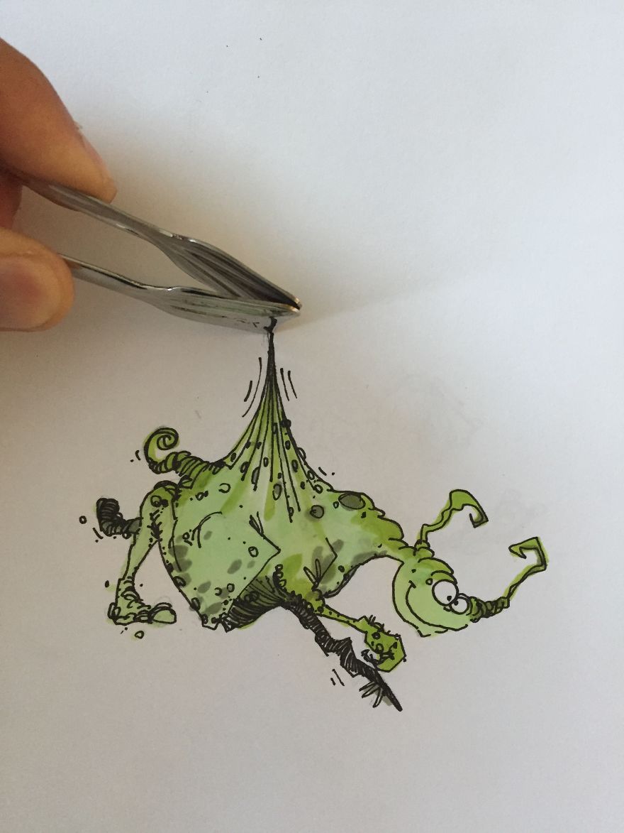 Crazy Creatures Having Fun In My Kitchen Crazy Creatures Having Fun In My Kitchen