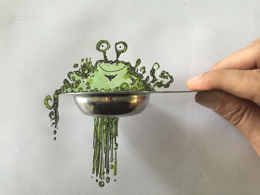 Crazy Creatures Having Fun In My Kitchen Crazy Creatures Having Fun In My Kitchen