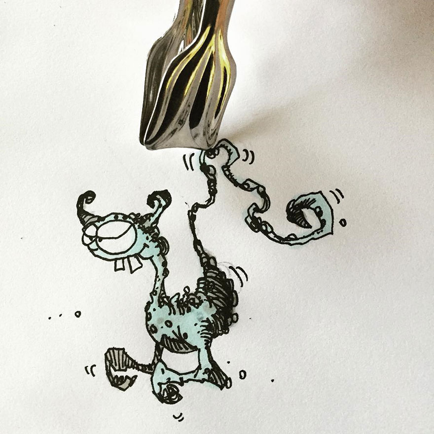 Crazy Creatures Having Fun In My Kitchen Crazy Creatures Having Fun In My Kitchen