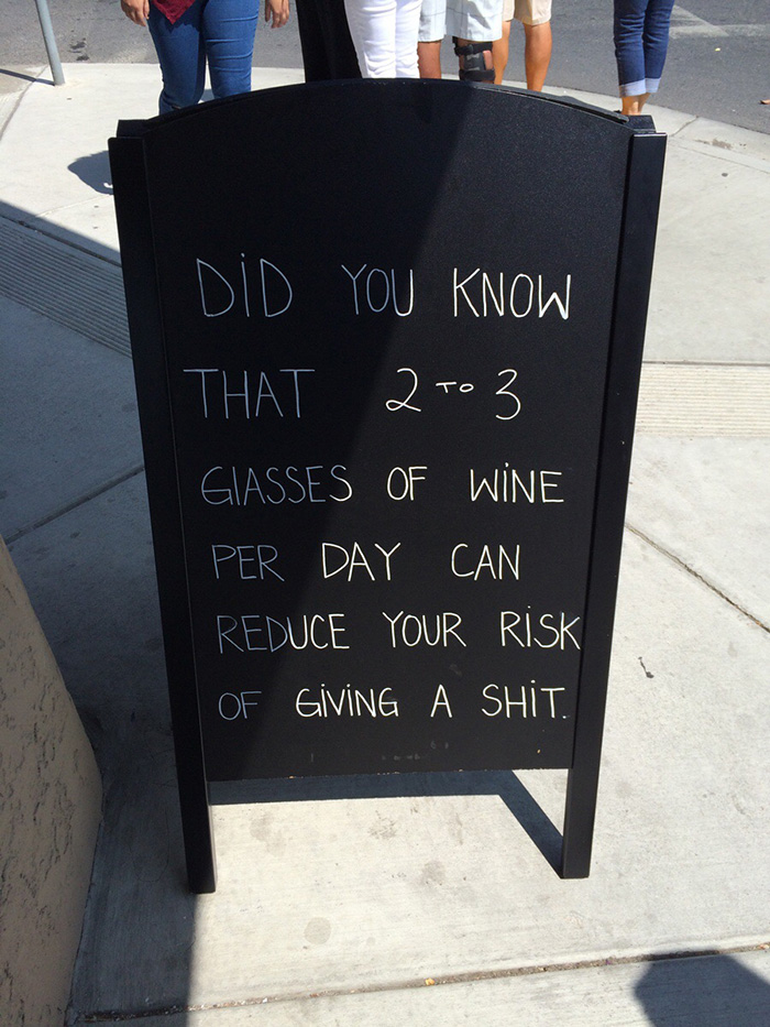 100 Of The Funniest Bar &#038; Cafe Chalkboard Signs Ever