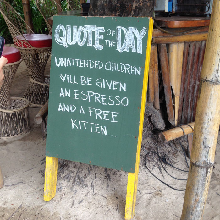 100 Of The Funniest Bar &#038; Cafe Chalkboard Signs Ever