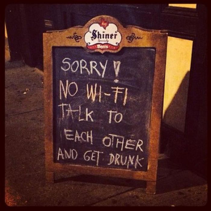 100 Of The Funniest Bar &#038; Cafe Chalkboard Signs Ever