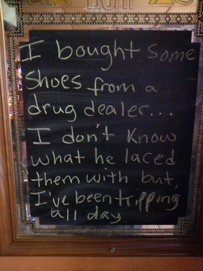 100 Of The Funniest Bar &#038; Cafe Chalkboard Signs Ever