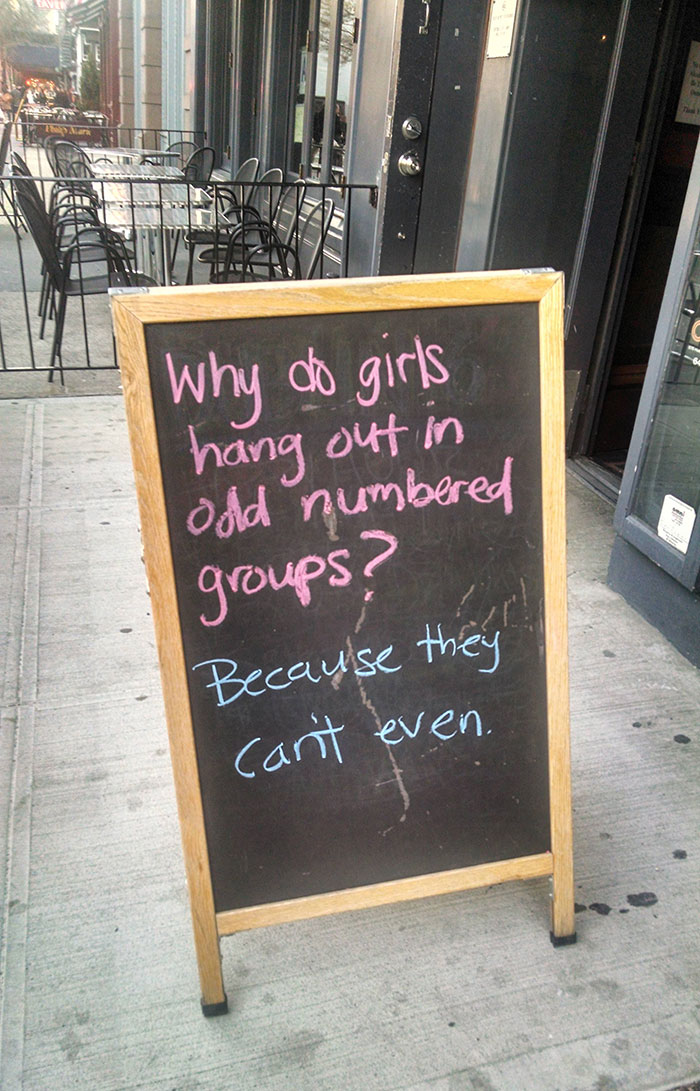 100 Of The Funniest Bar &#038; Cafe Chalkboard Signs Ever