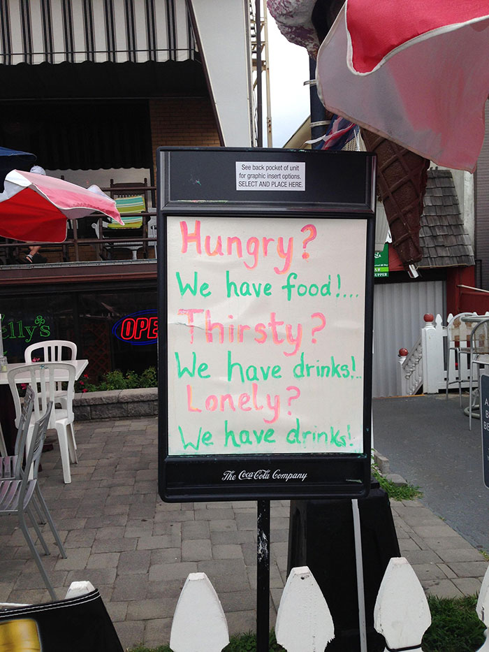 100 Of The Funniest Bar &#038; Cafe Chalkboard Signs Ever