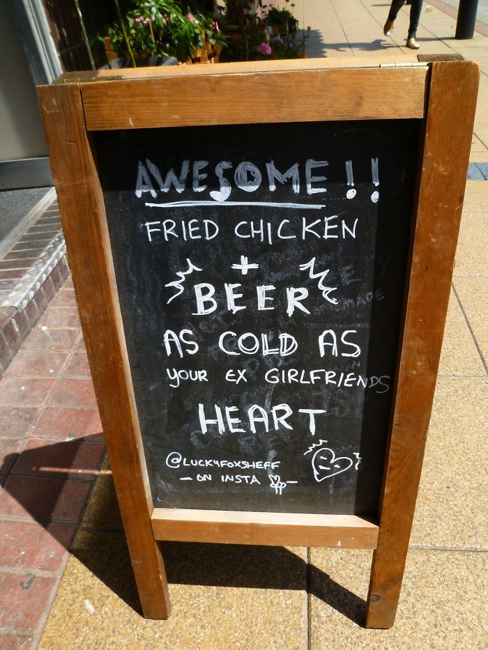 100 Of The Funniest Bar &#038; Cafe Chalkboard Signs Ever