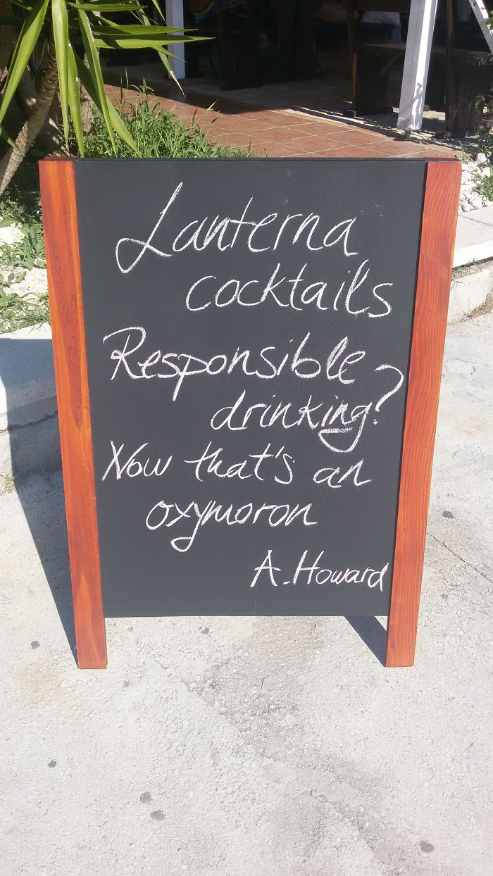 100 Of The Funniest Bar &#038; Cafe Chalkboard Signs Ever