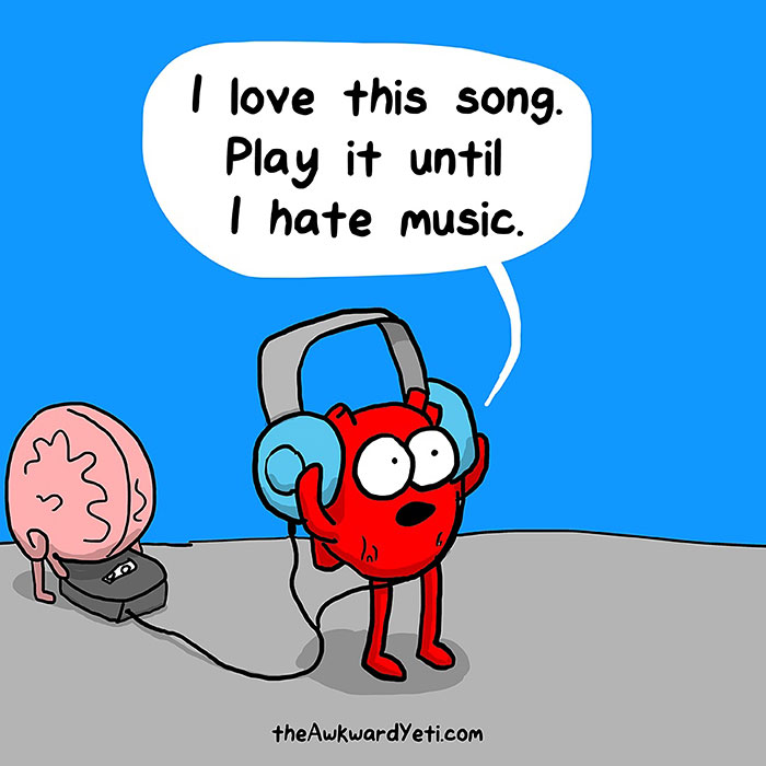 Heart Vs. Brain: Funny Webcomic Shows Constant Battle Between Our Intellect And Emotions