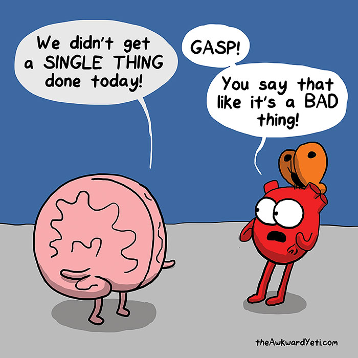 Heart Vs. Brain: Funny Webcomic Shows Constant Battle Between Our Intellect And Emotions