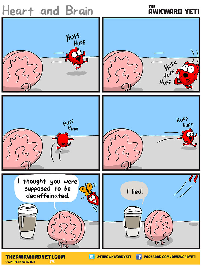 Heart Vs. Brain: Funny Webcomic Shows Constant Battle Between Our Intellect And Emotions