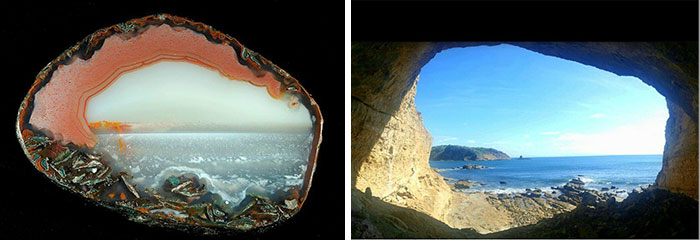 Agate Crystals Look Like Tiny Landscape Photos Agate Crystals Look Like Tiny Landscape Photos