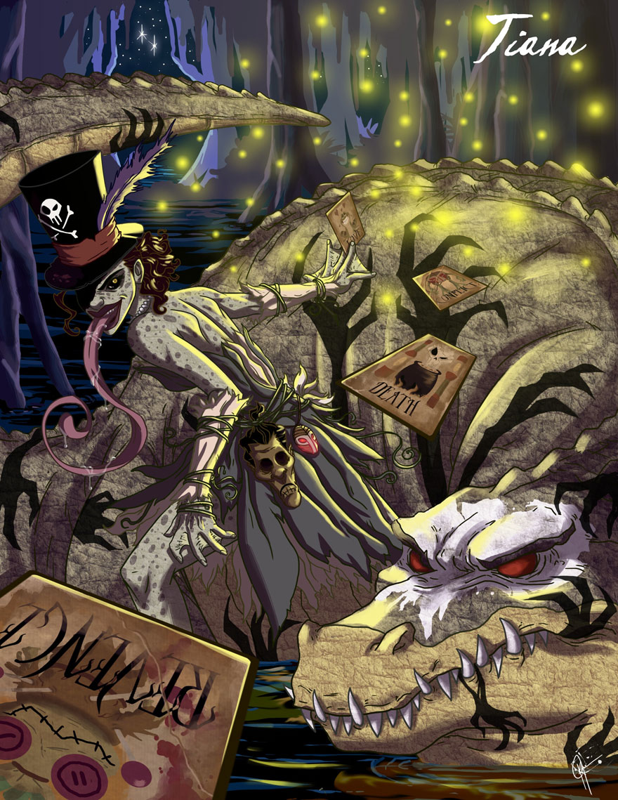 Disney Princesses Reveal Their Dark Sides In Creepy Illustrations By Jeffrey Thomas