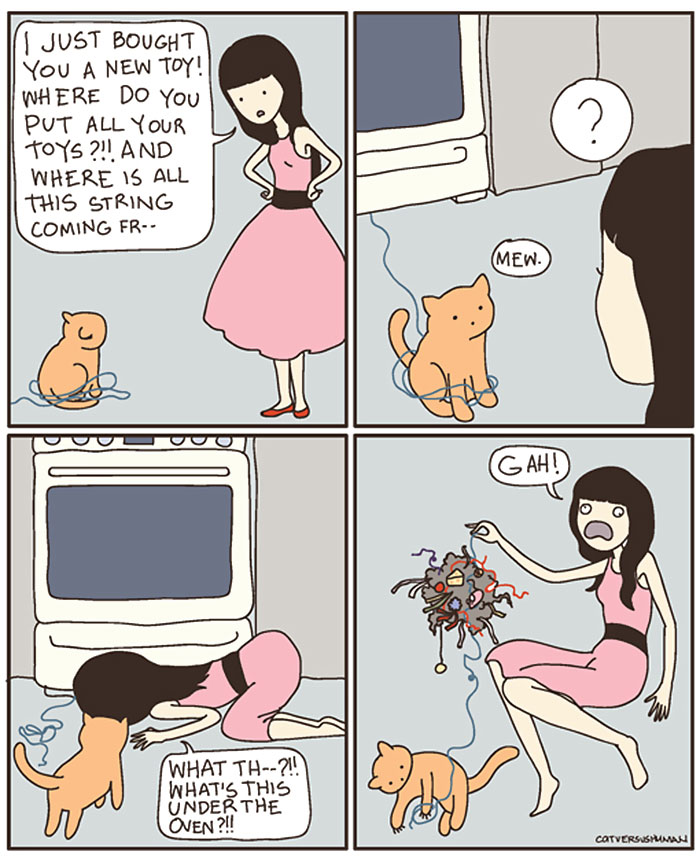 58 Funny Comics Reveal The Reality Of Owning A Cat 58 Funny Comics Reveal The Reality Of Owning A Cat