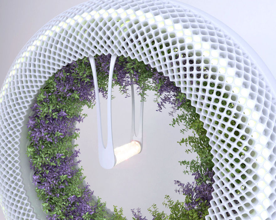 Our NASA-Inspired Green Wheel Lets You Grow Herbs And Salad Indoors