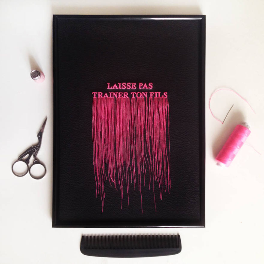 Embroidered Art That I Create On Paper Embroidered Art That I Create On Paper