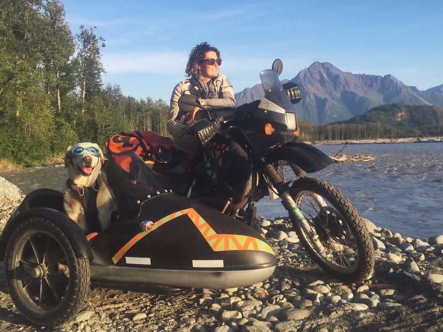 I Motorbiked 6,000 Miles To Alaska With My Dog And We’re Still Going I Motorbiked 6,000 Miles To Alaska With My Dog And We’re Still Going
