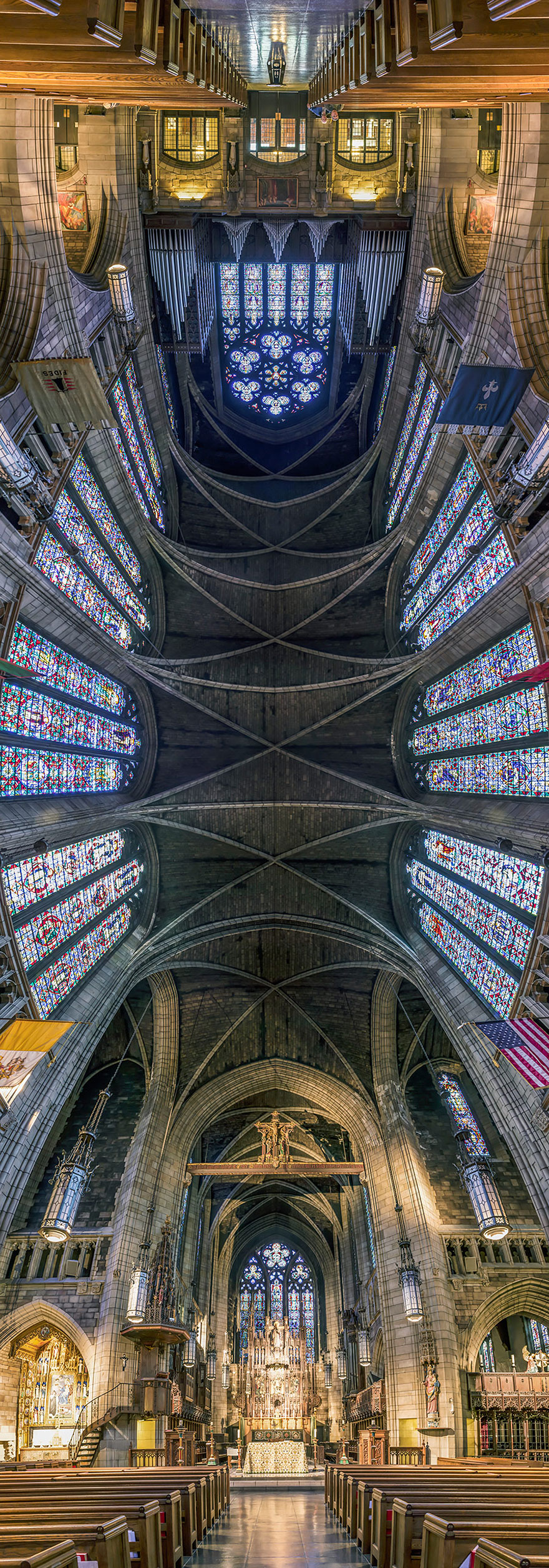 Vertical Panoramas of New York Churches by Richard Silver Inspired By Pope’s Visit Vertical Panoramas of New York Churches by Richard Silver Inspired By Pope’s Visit