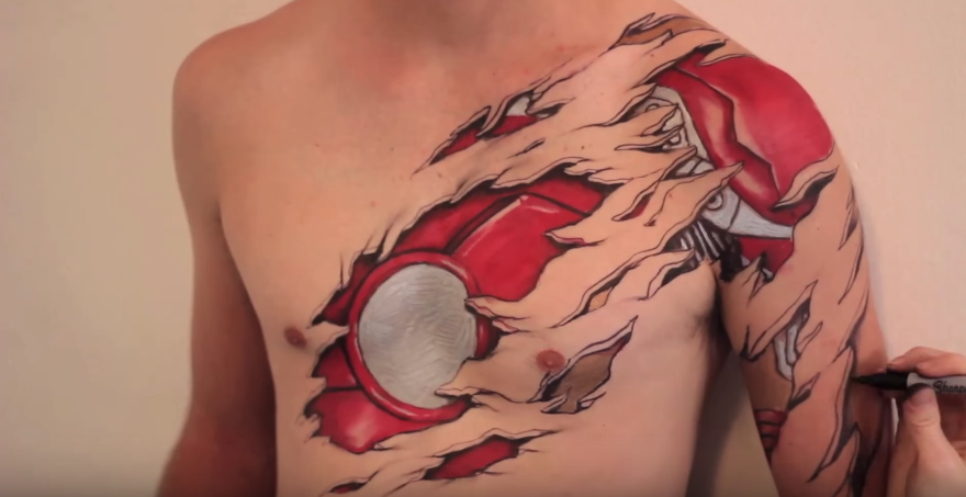 I Unveil The Superheroes Hiding Beneath People&#8217;s Skin With Bodypaint